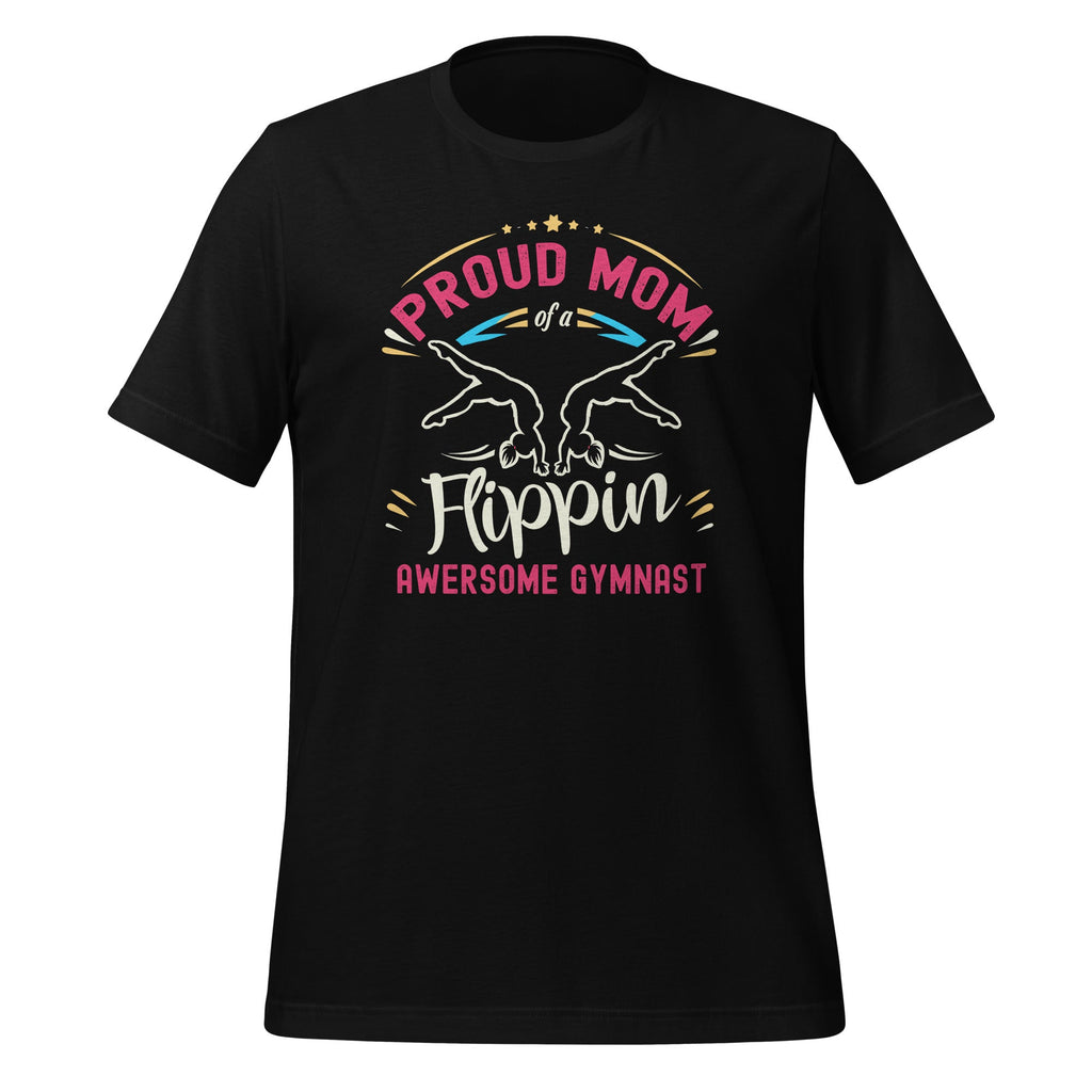 Proud Mom Of A Flippin Awesome Gymnast Gymnastics Unisex product image 1