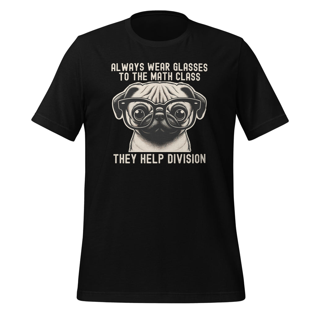 Always Wear Eyeglasses to Math Class Funny Teacher Dog product image 1