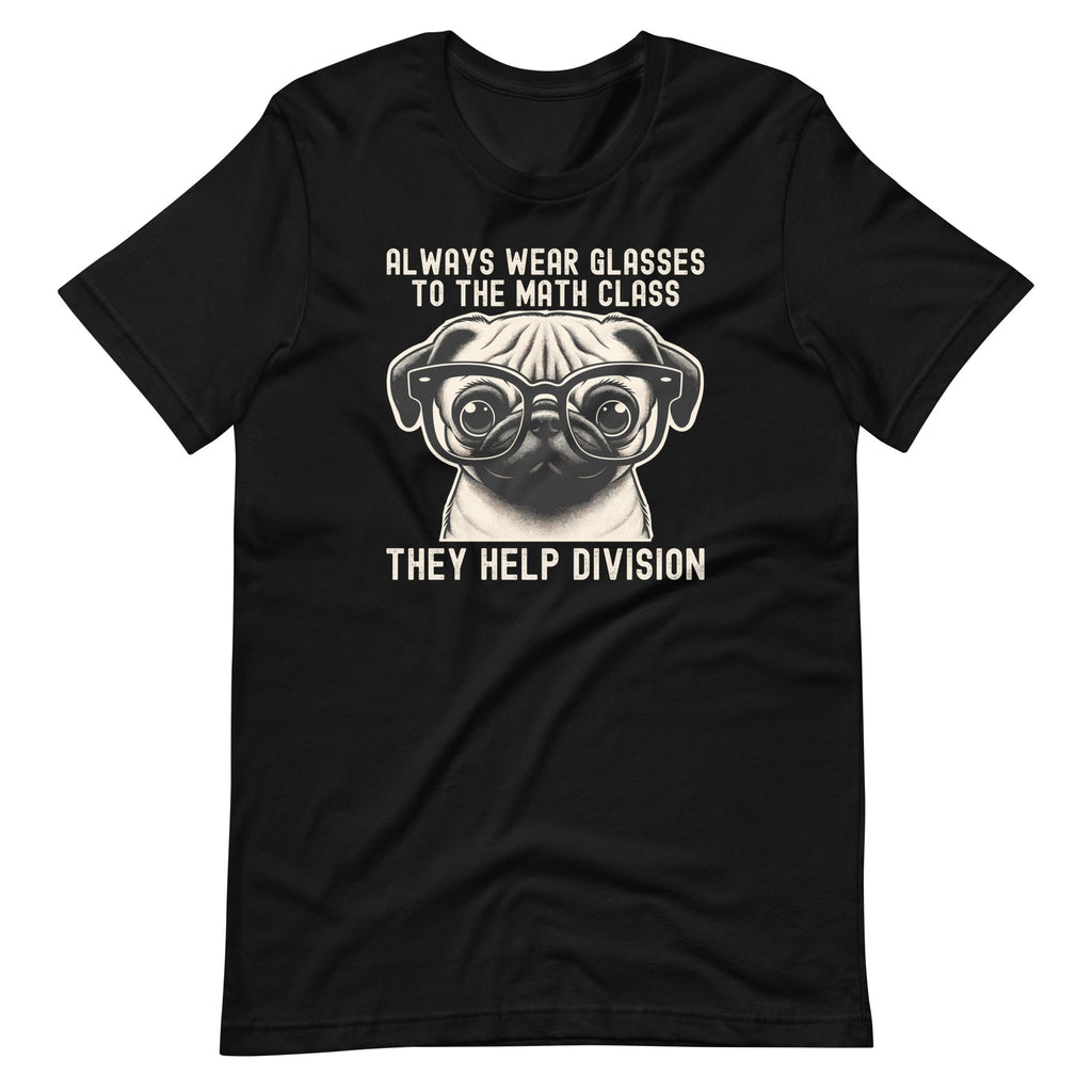 Always Wear Eyeglasses to Math Class Funny Teacher Dog product image 2
