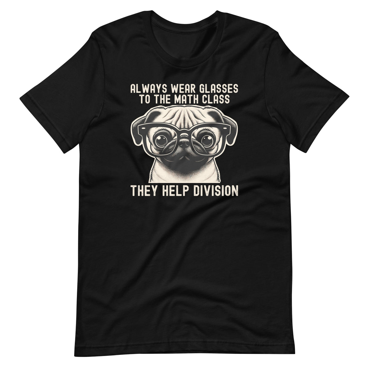 Always Wear Eyeglasses to Math Class Funny Teacher Dog product image 2