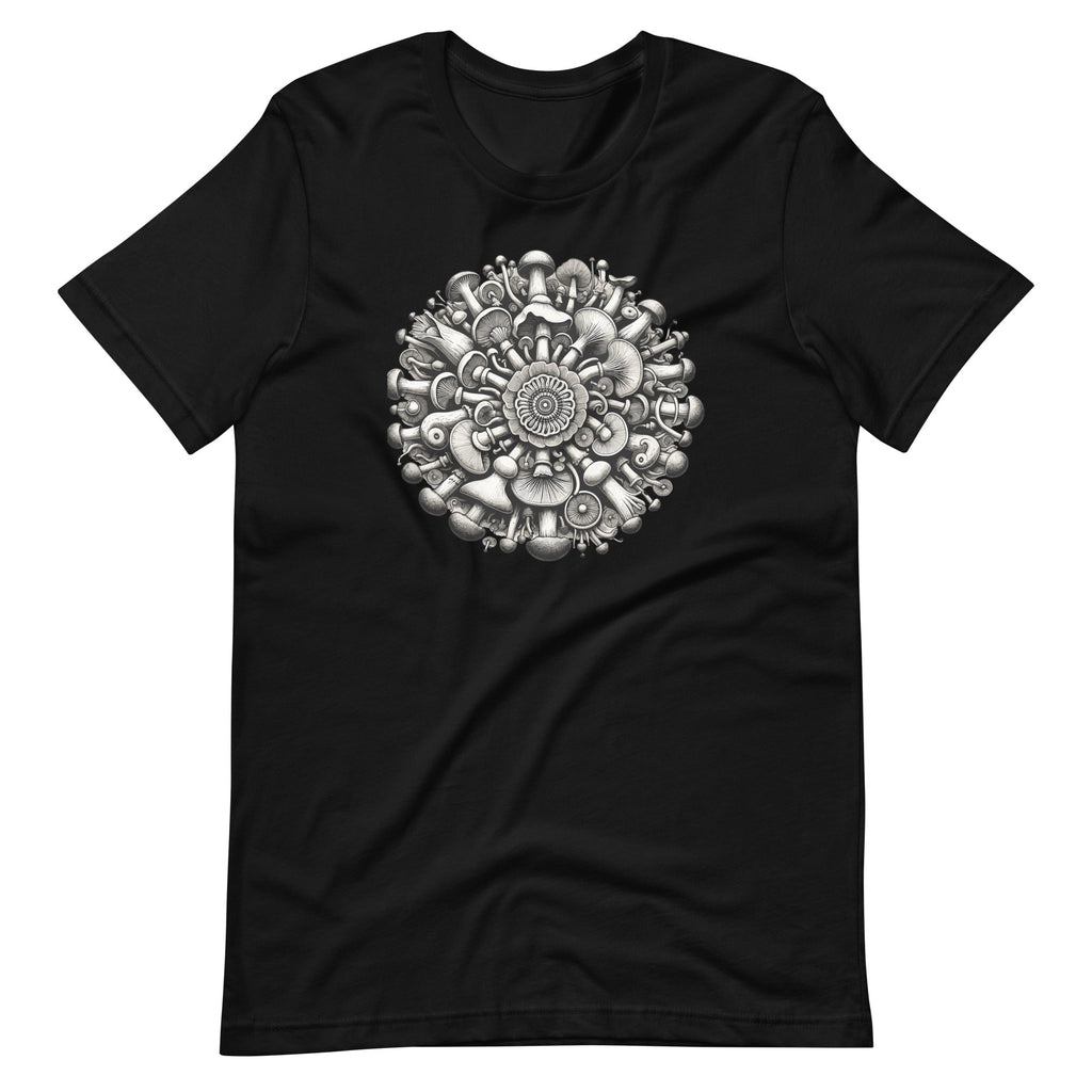 Mushroom Iris Mycology Foraging Mycologist Unisex T-Shirt product image 2