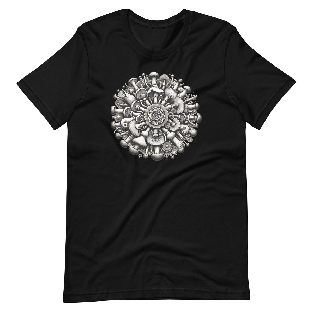 Mushroom Iris Mycology Foraging Mycologist Unisex T-Shirt product image 2