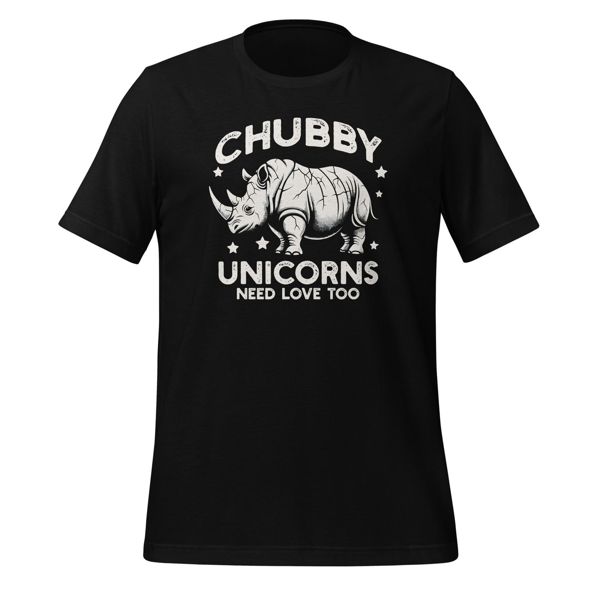 Chubby Unicorns Need Love Too Funny Rhinoceros Unisex product image 1