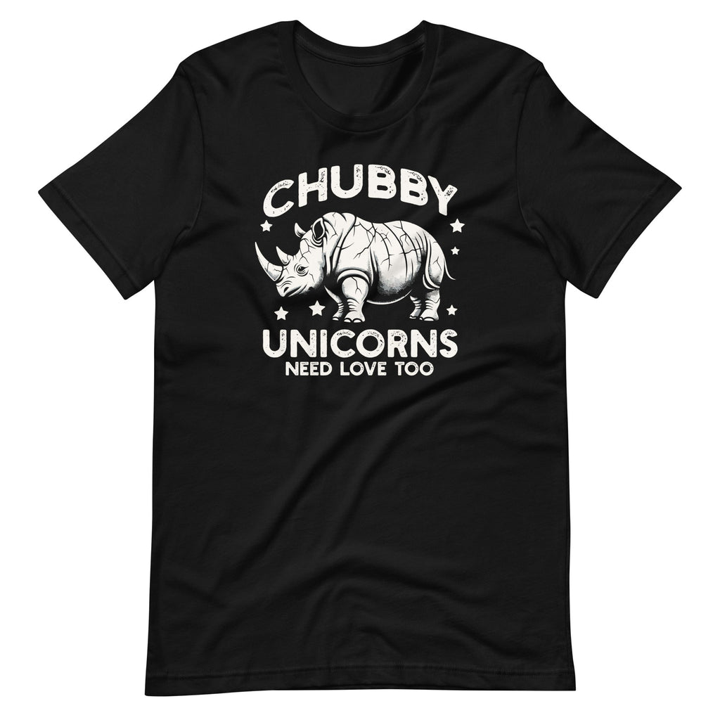 Chubby Unicorns Need Love Too Funny Rhinoceros Unisex product image 2
