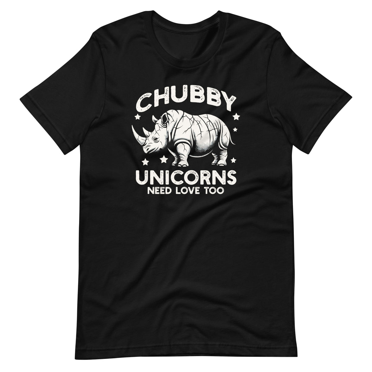 Chubby Unicorns Need Love Too Funny Rhinoceros Unisex product image 2