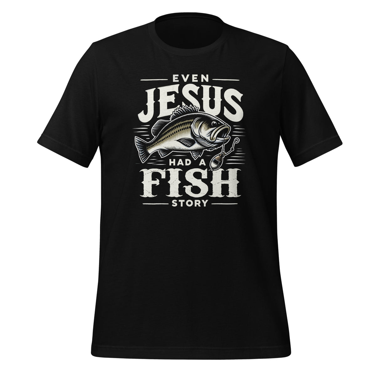 Even Jesus Had A Fish Story Funny Christian Fishing Lover product image 1