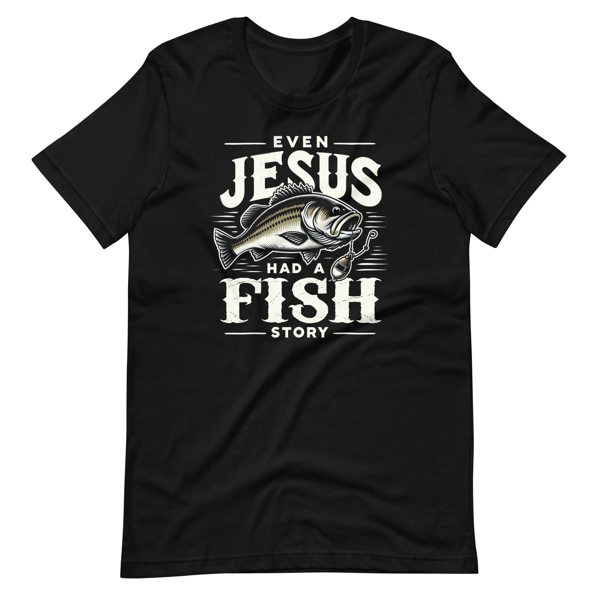 Even Jesus Had A Fish Story Funny Christian Fishing Lover product image 2