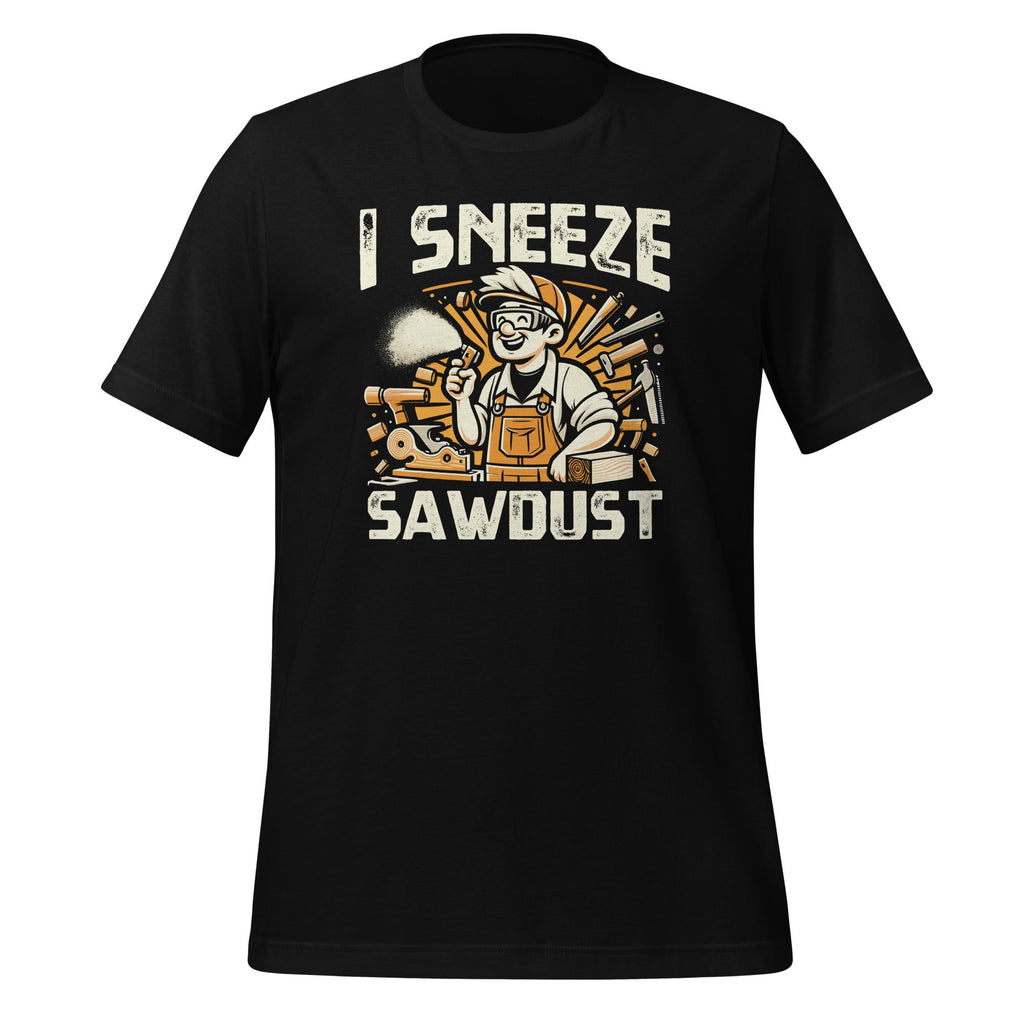 I Sneeze Sawdust Carpentry Saying Works Working Quote product image 1