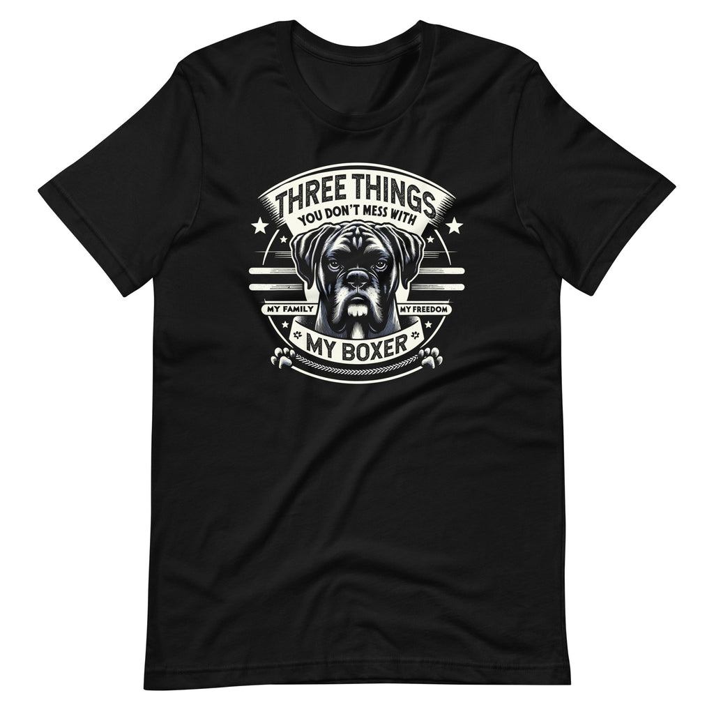 Three Things You Don't Mess With My Family - Boxer Dog product image 2