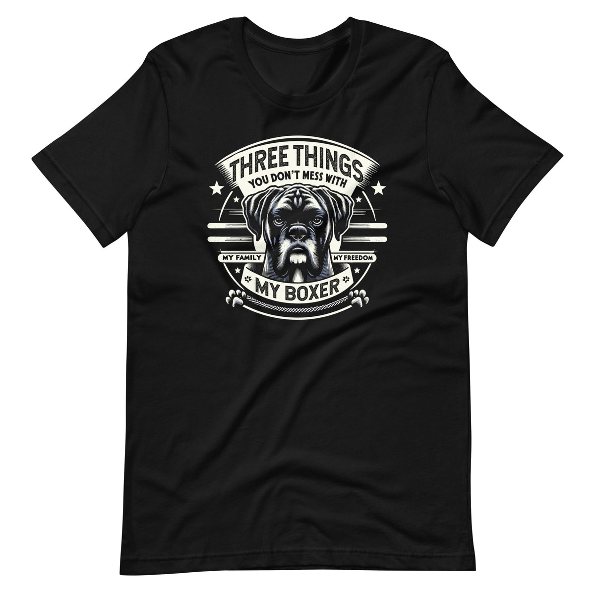 Three Things You Don't Mess With My Family - Boxer Dog product image 2