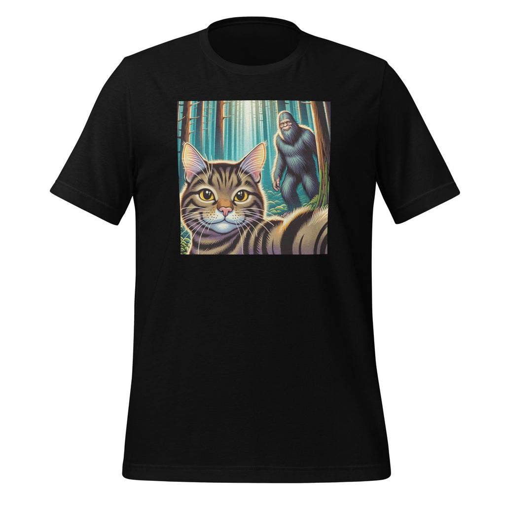 Cat Bigfoot Sasquatch Selfie Photo Funny Retro Classic product image 1