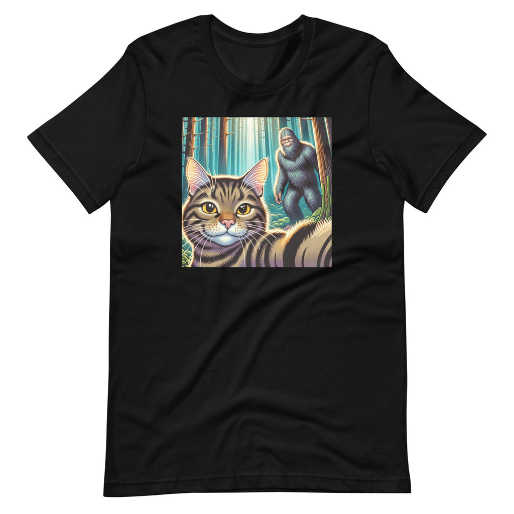 Cat Bigfoot Sasquatch Selfie Photo Funny Retro Classic product image 2