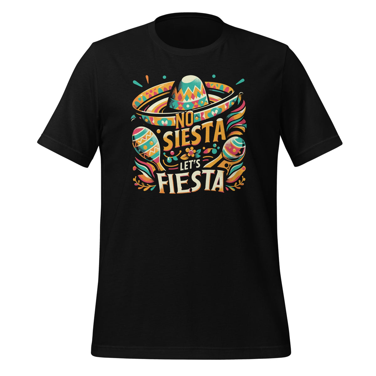 No Siesta Let's Fiesta Funny Cinco De Mayo Mexican Maracas product image 1