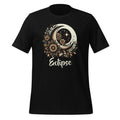 Solar Eclipse With Floral Flowers Space Graphic Art Unisex product image 1