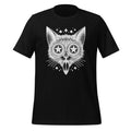 Weirdcore Cat Trippy Gothic Black Unisex T-Shirt product image 1