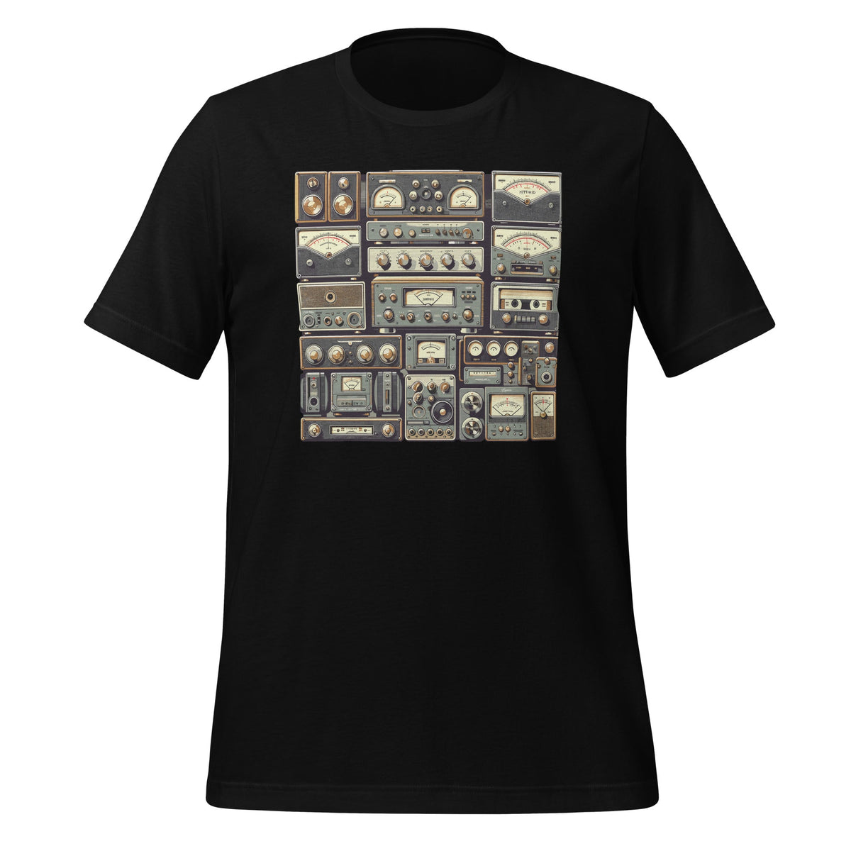 Setup Vintage Audio HiFi Sound System Mixed Media Collage product image 1