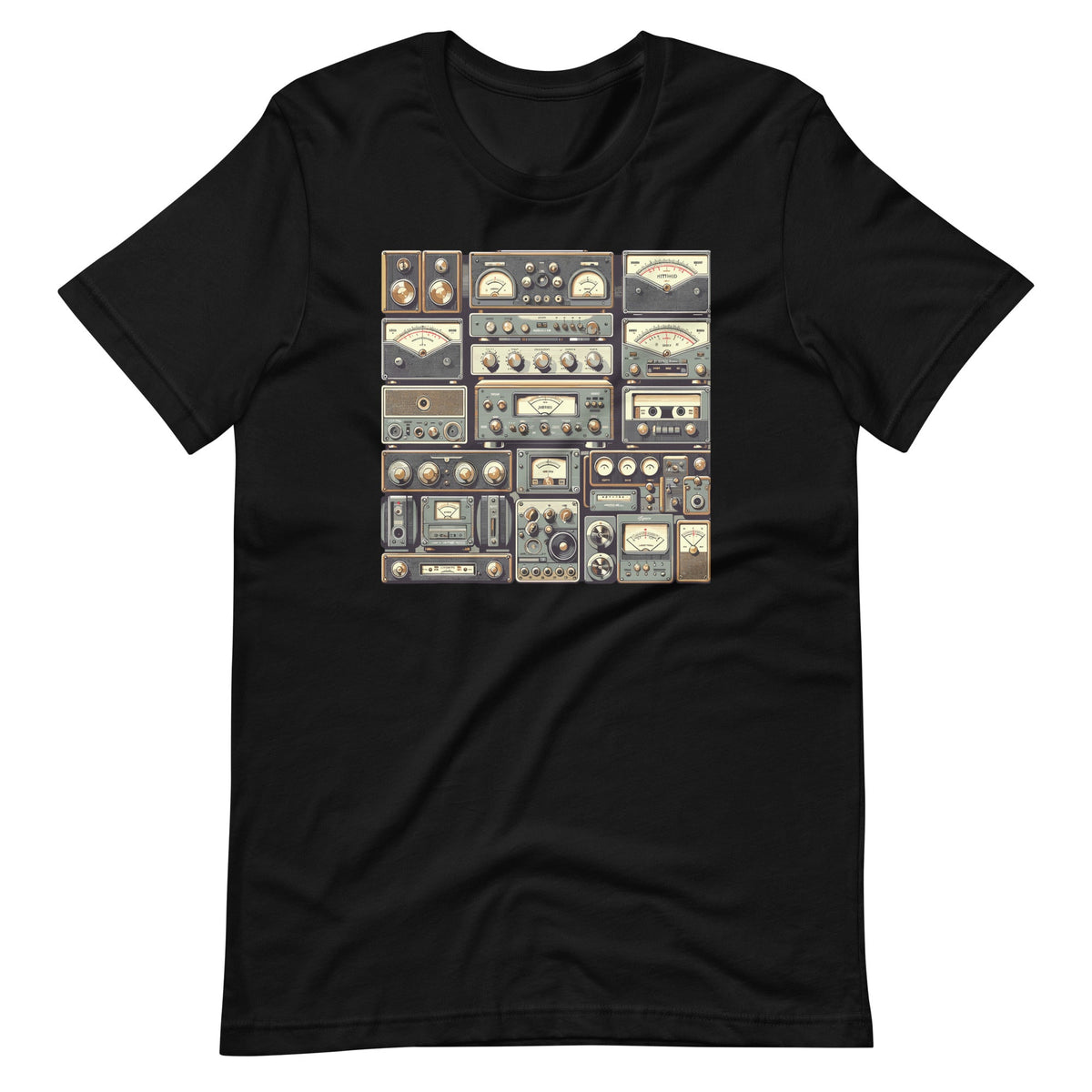 Setup Vintage Audio HiFi Sound System Mixed Media Collage product image 2