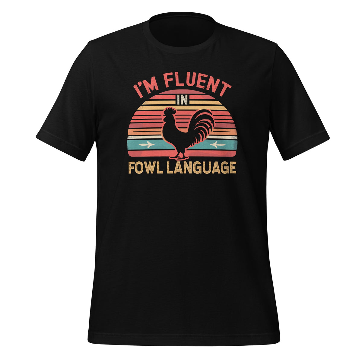 Funny Chicken Retro Vintage I’m Fluent In Fowl Language product image 1