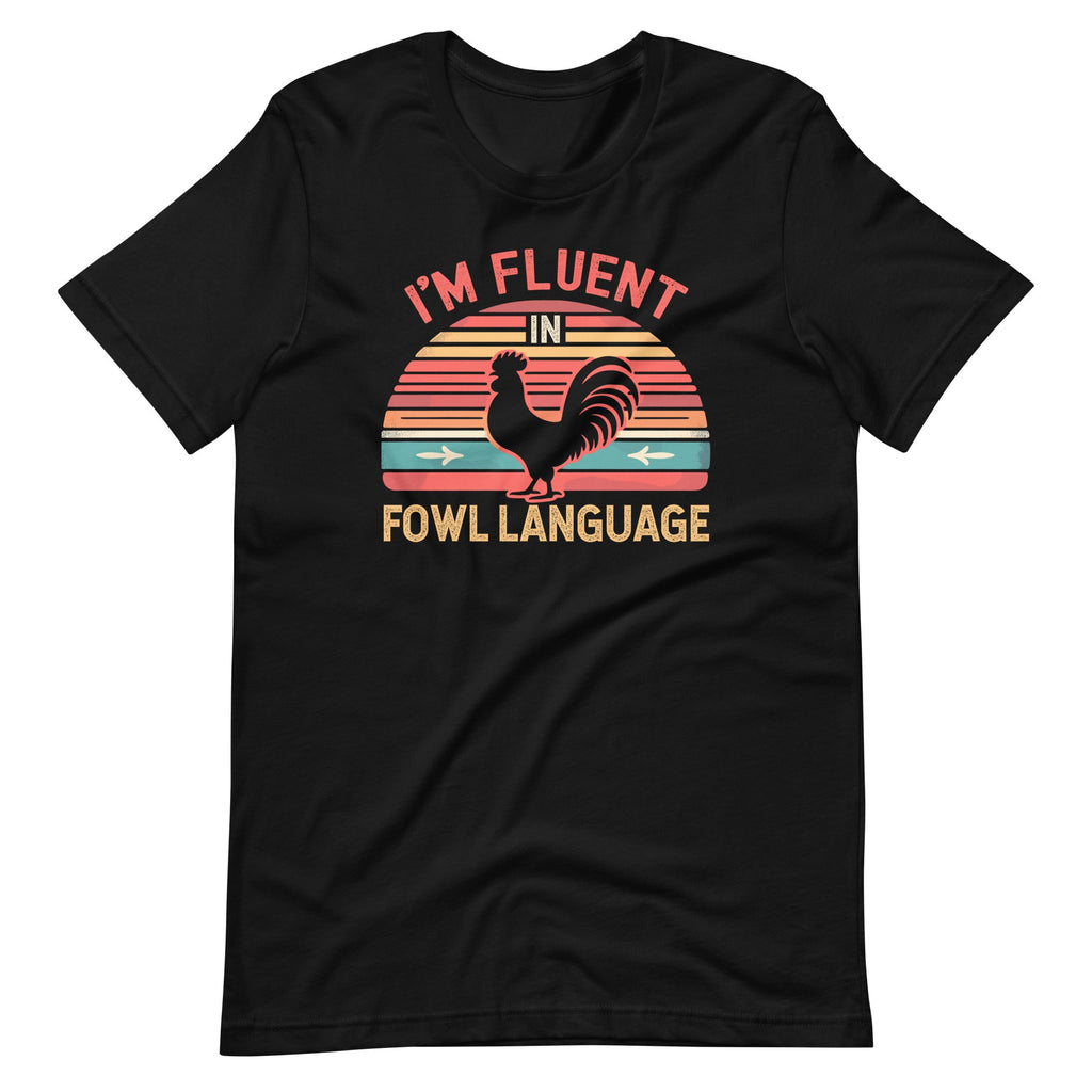 Funny Chicken Retro Vintage I’m Fluent In Fowl Language product image 2