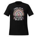 Boho Rainbow Twinning With My Teacher Bestie Unisex T-Shirt product image 1