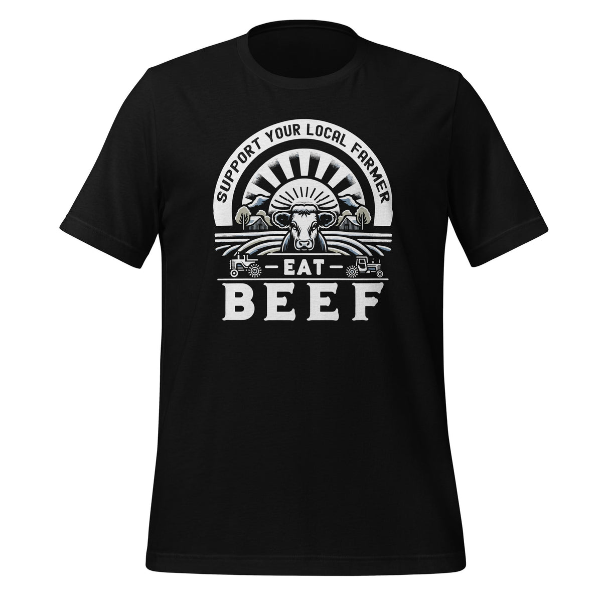 Support Your Local Farmer Eat Beef Funny Farming Market product image 1