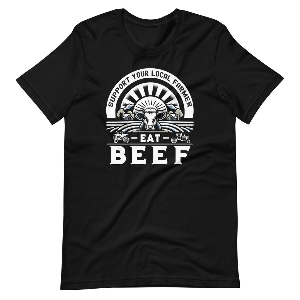 Support Your Local Farmer Eat Beef Funny Farming Market product image 2