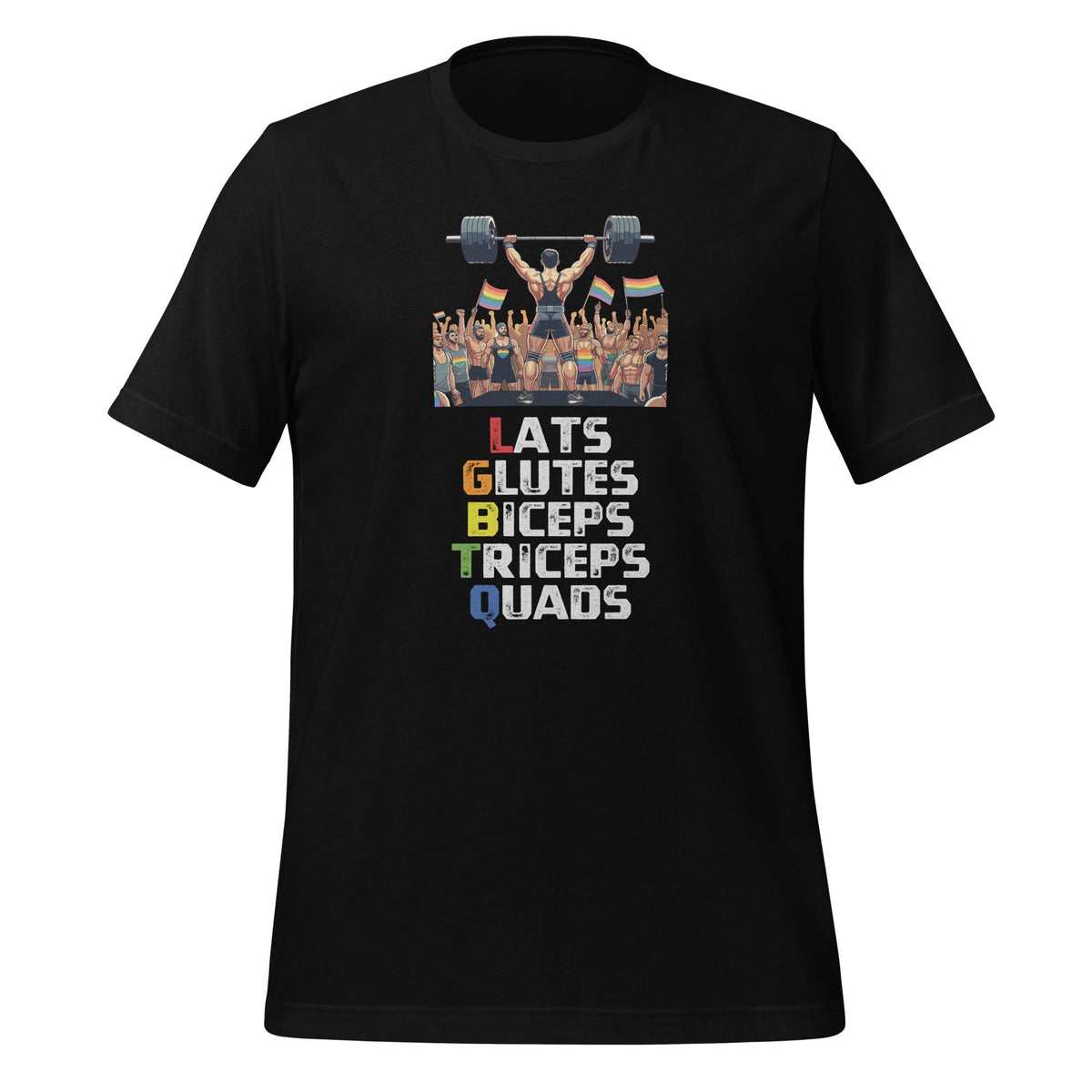 LGBTQ Legs Glutes Biceps Triceps Quads Gay Gym Exercise product image 1