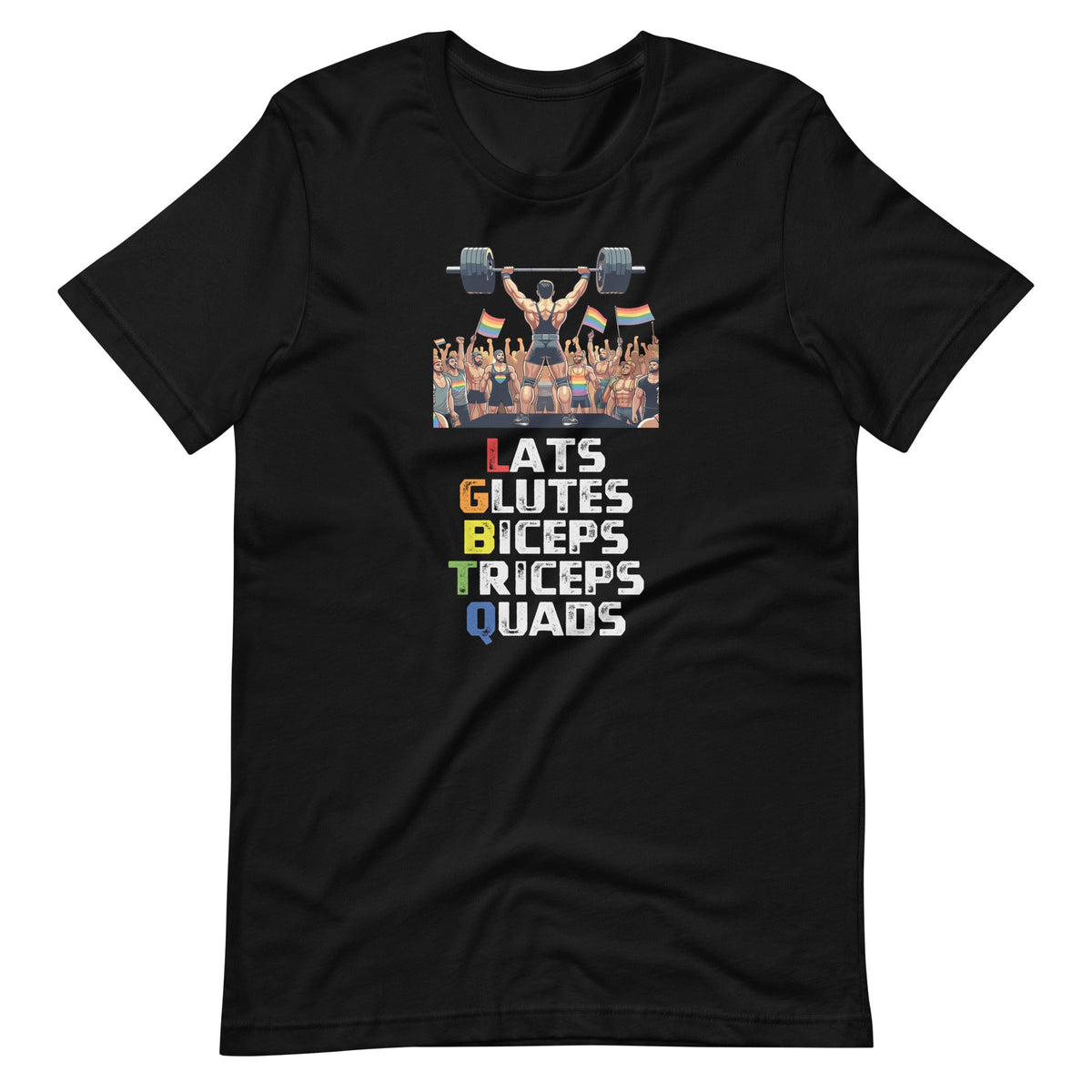 LGBTQ Legs Glutes Biceps Triceps Quads Gay Gym Exercise product image 2