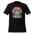 Rainbow Cute Dog Wearing Glasses Heart Puppy Funny Unisex product image 1
