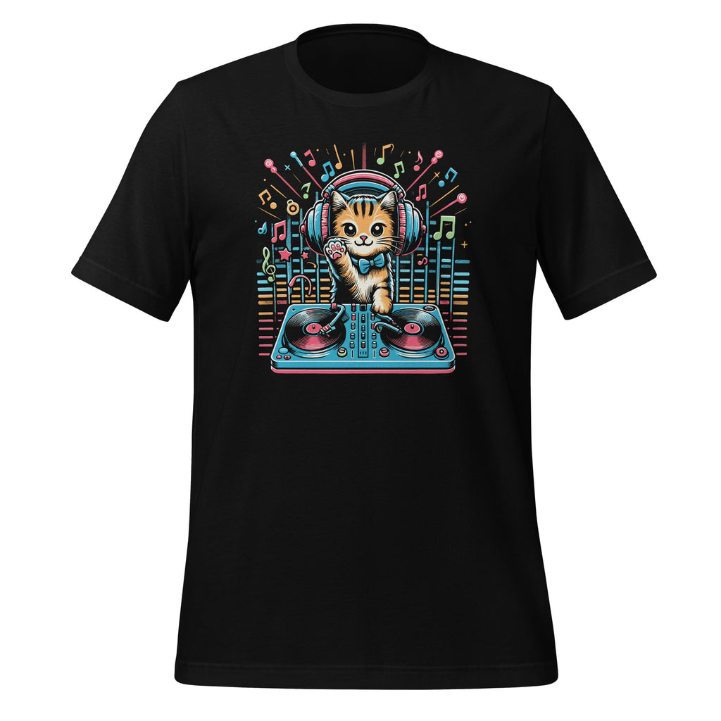 Cute DJ Cat Funny Music Equipment Drawer Graphic Art Unisex product image 1