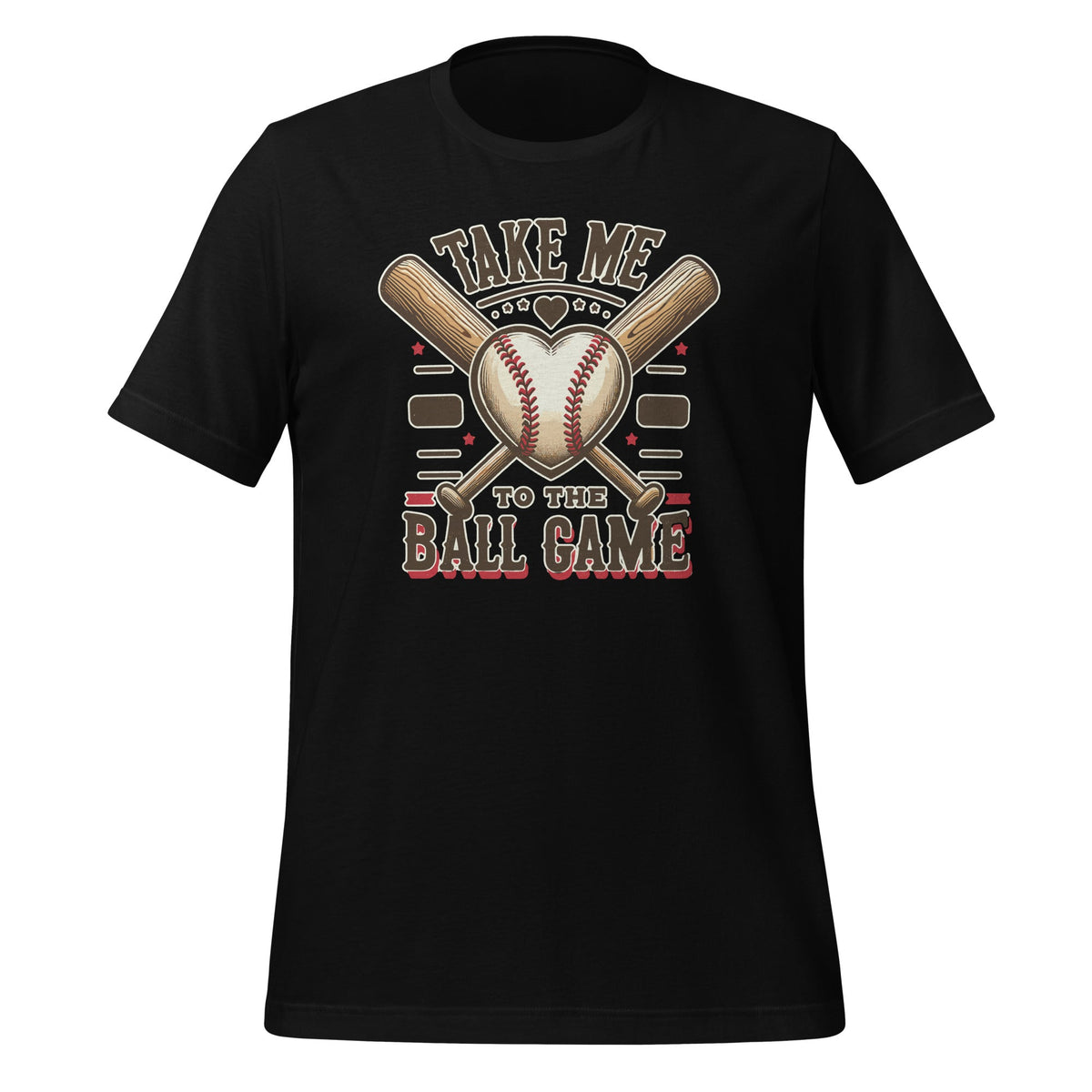 Take Me To Ball Game Baseball Softball Cheer Mom Retro product image 1