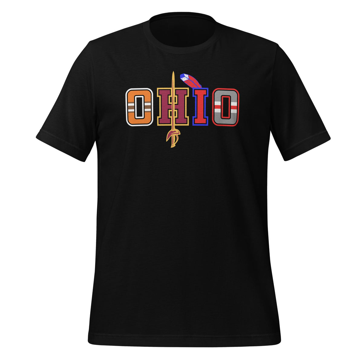 OHIO Sports Fans Cleveland and Columbus Vintage Unisex product image 1