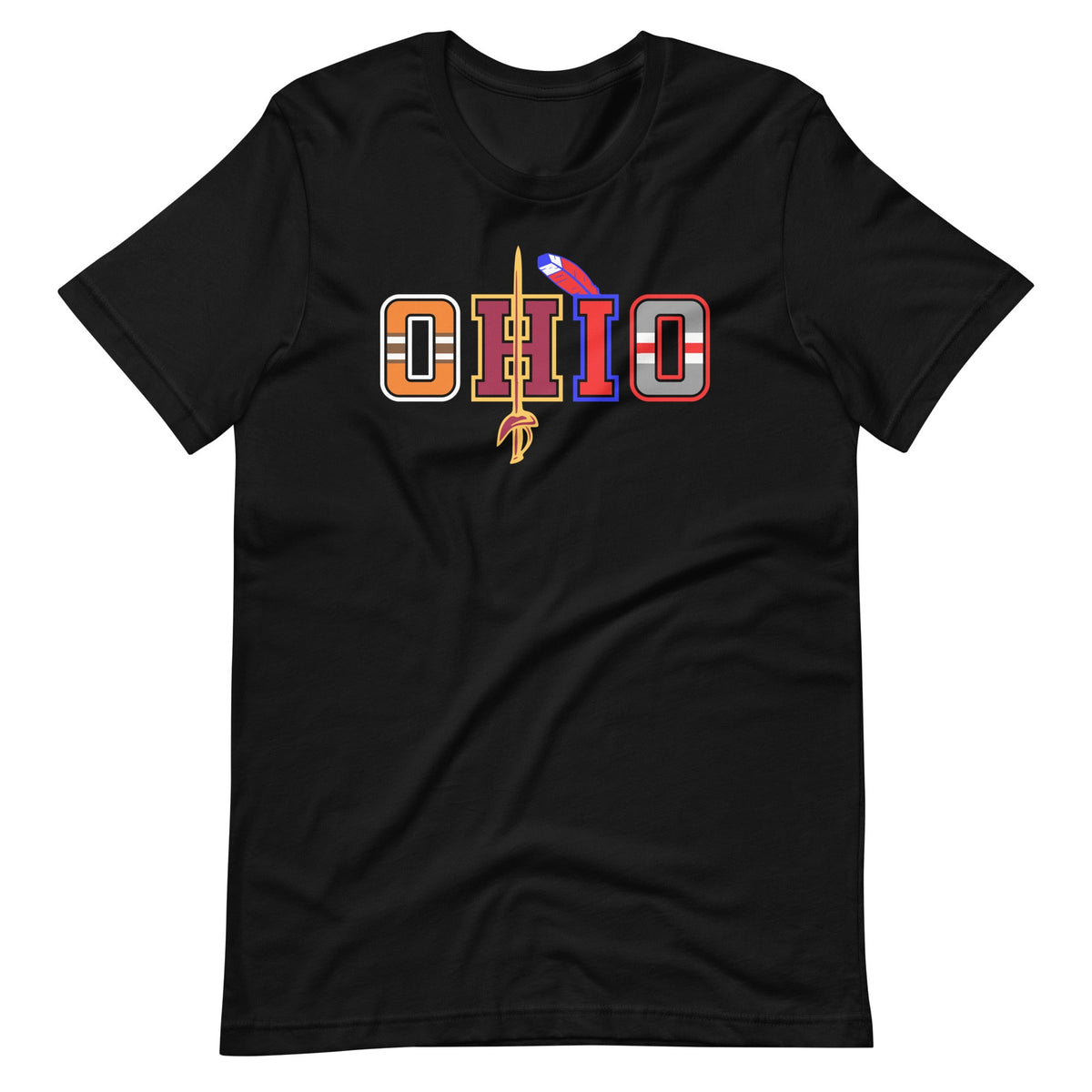 OHIO Sports Fans Cleveland and Columbus Vintage Unisex product image 2