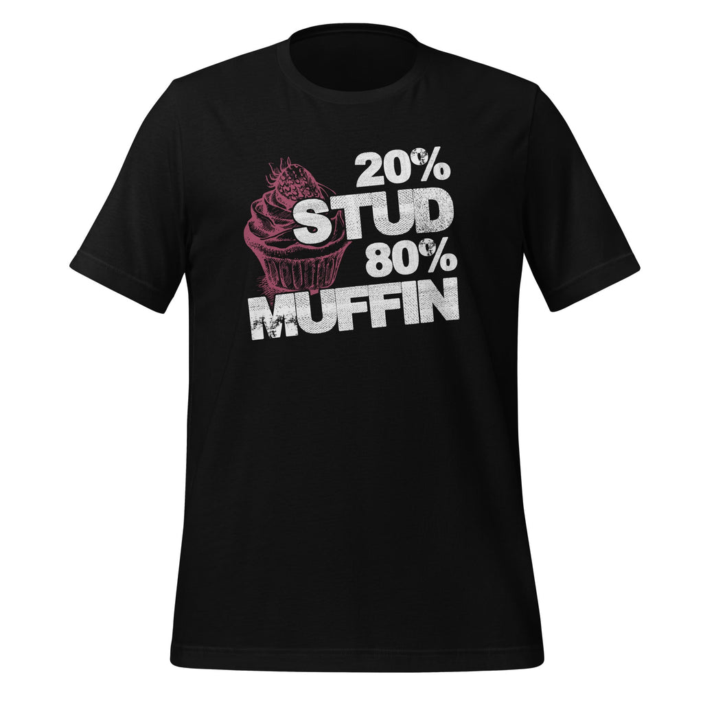 20% Stud 80% Muffin - Funny Sweet Dessert Day Quotes product image 1