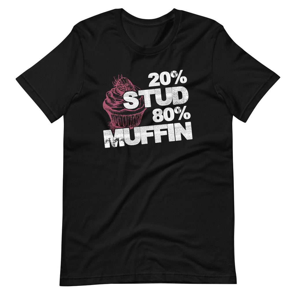 20% Stud 80% Muffin - Funny Sweet Dessert Day Quotes product image 2