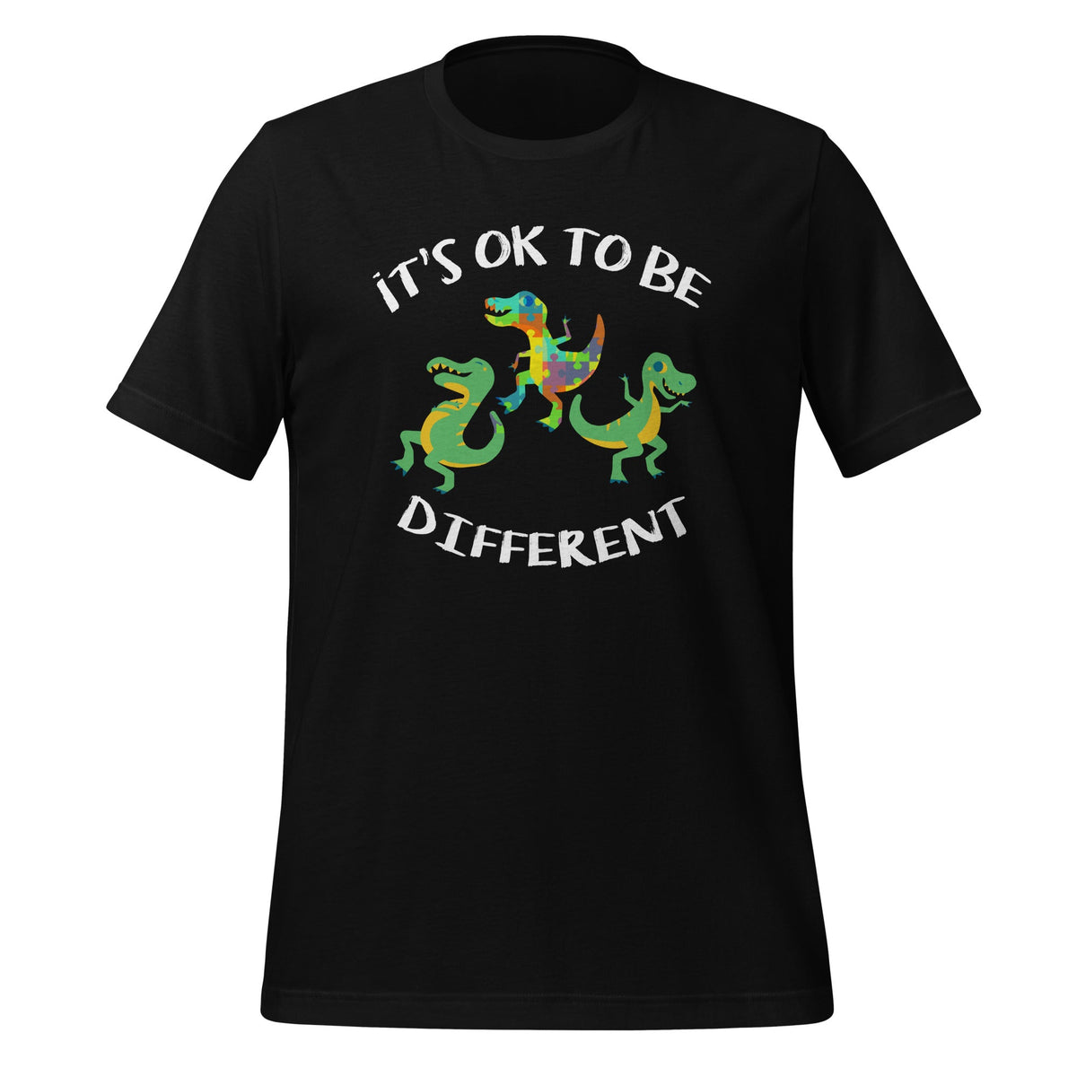 It's Ok To Be Different - Dinosaur T Rex Autism Awareness product image 1