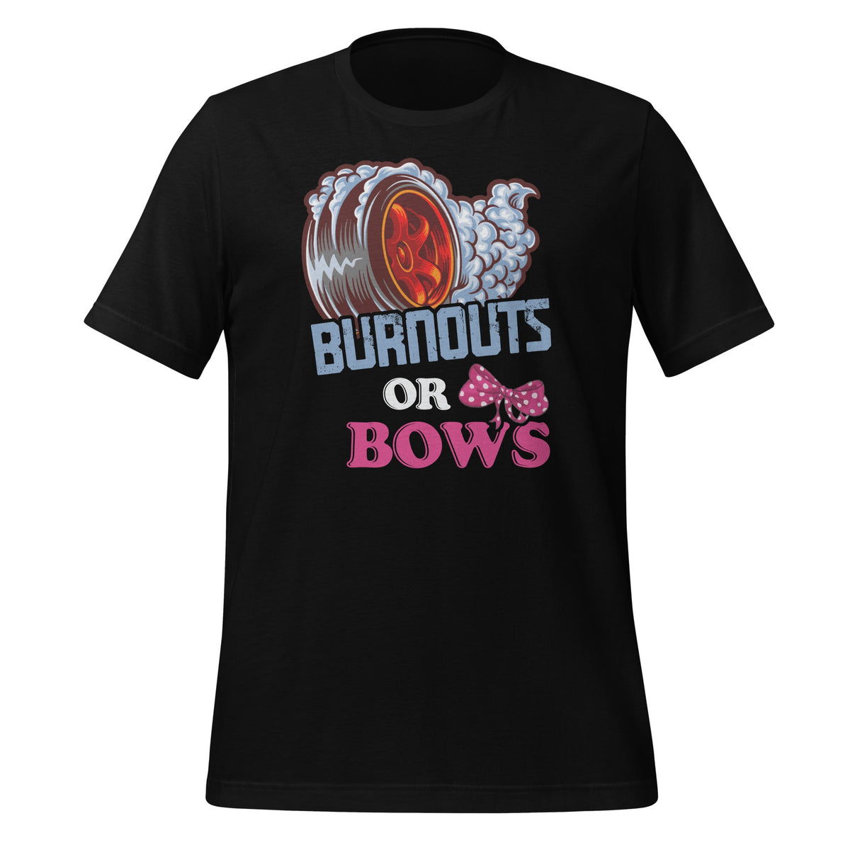 Burnouts or Bows Gender Reveal - Dad Mom Witty Party product image 1