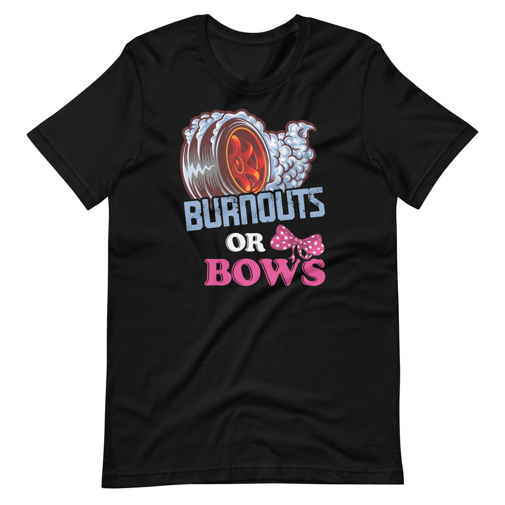Burnouts or Bows Gender Reveal - Dad Mom Witty Party product image 2