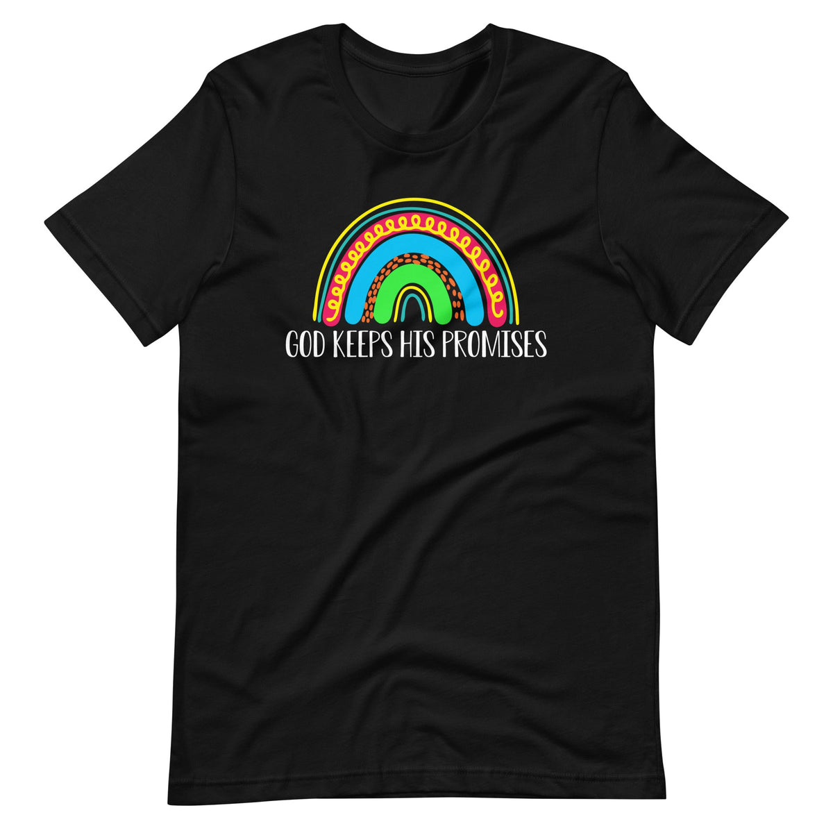 God Keeps His Promises - Christian Rainbow Religion Saying product image 2