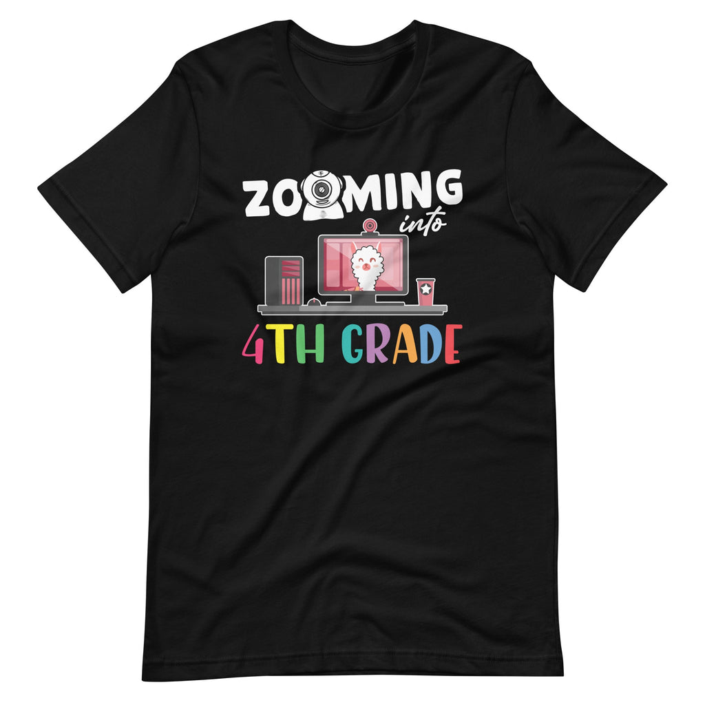 Zooming Into 4th Grade - Back To School Llama Lover product image 2