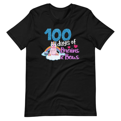 100 Days Of Brains Bows - Unicorn - 100th Day Of School product image 2