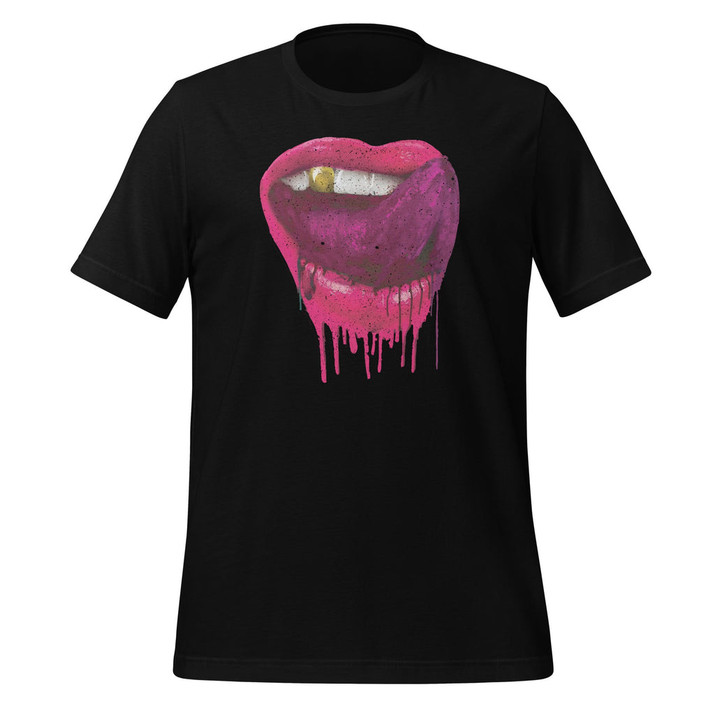 Hot Pink Lips Mouth Tongue Out - Cool Vintage Retro product image 1