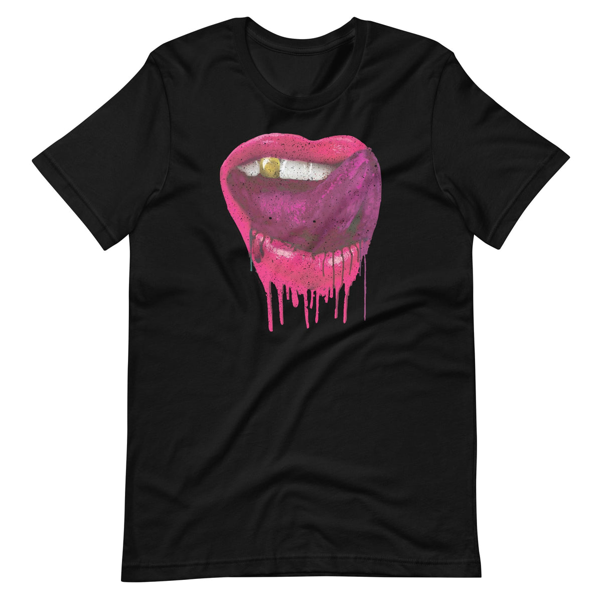 Hot Pink Lips Mouth Tongue Out - Cool Vintage Retro product image 2