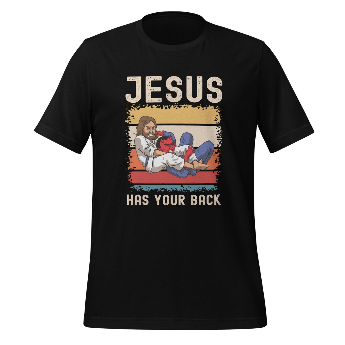 Jesus Has Your Back Brazilian Jiu Jitsu Christian Unisex product image 1