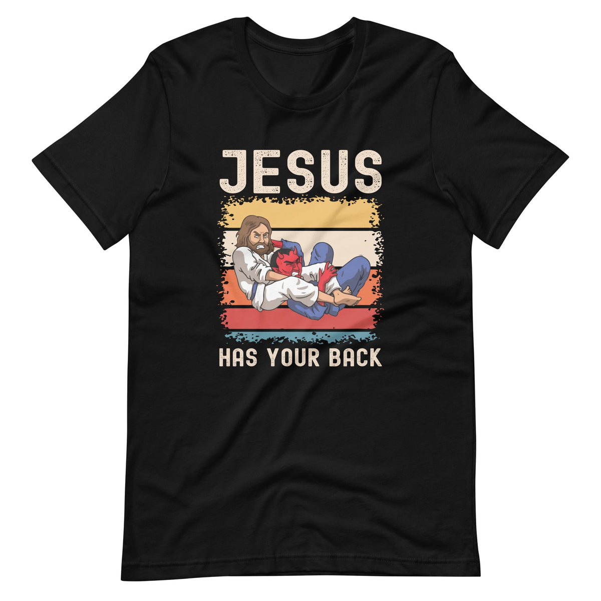 Jesus Has Your Back Brazilian Jiu Jitsu Christian Unisex product image 2