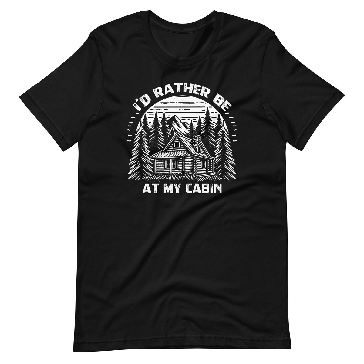 I'd Rather Be At My Cabin Mountain Life Outdoor Lover product image 2
