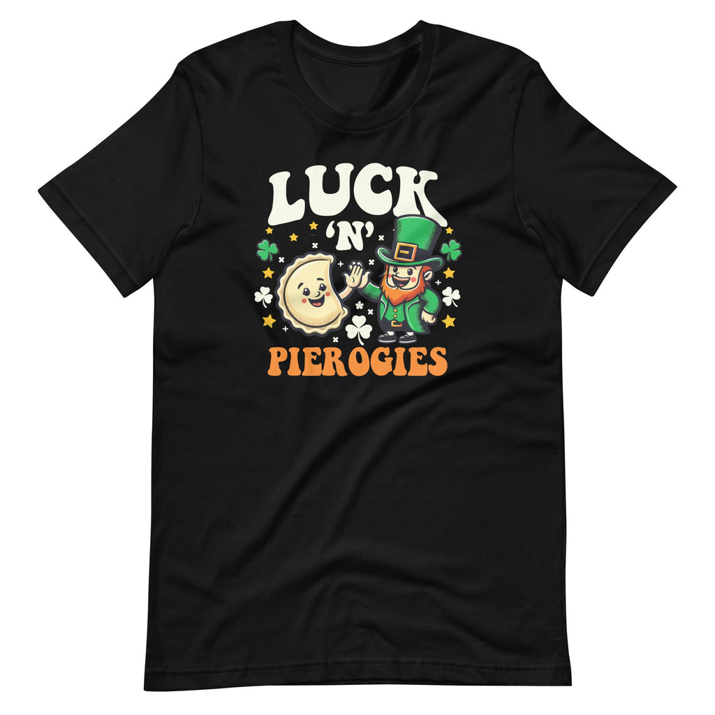 Luck N Pierogies Funny Polish Irish St Patricks Day Unisex product image 2