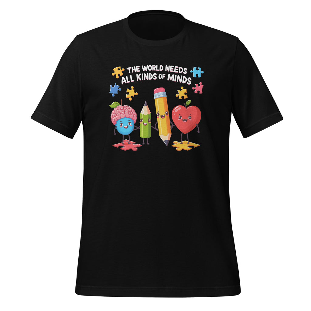 The World Needs All Kinds Of Minds Special Education Unisex product image 1