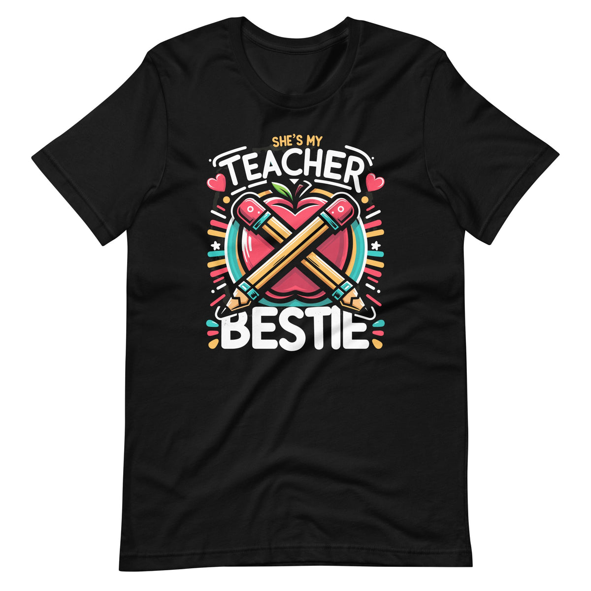 She's My Teacher Bestie Matching Teachers Best Friend product image 2
