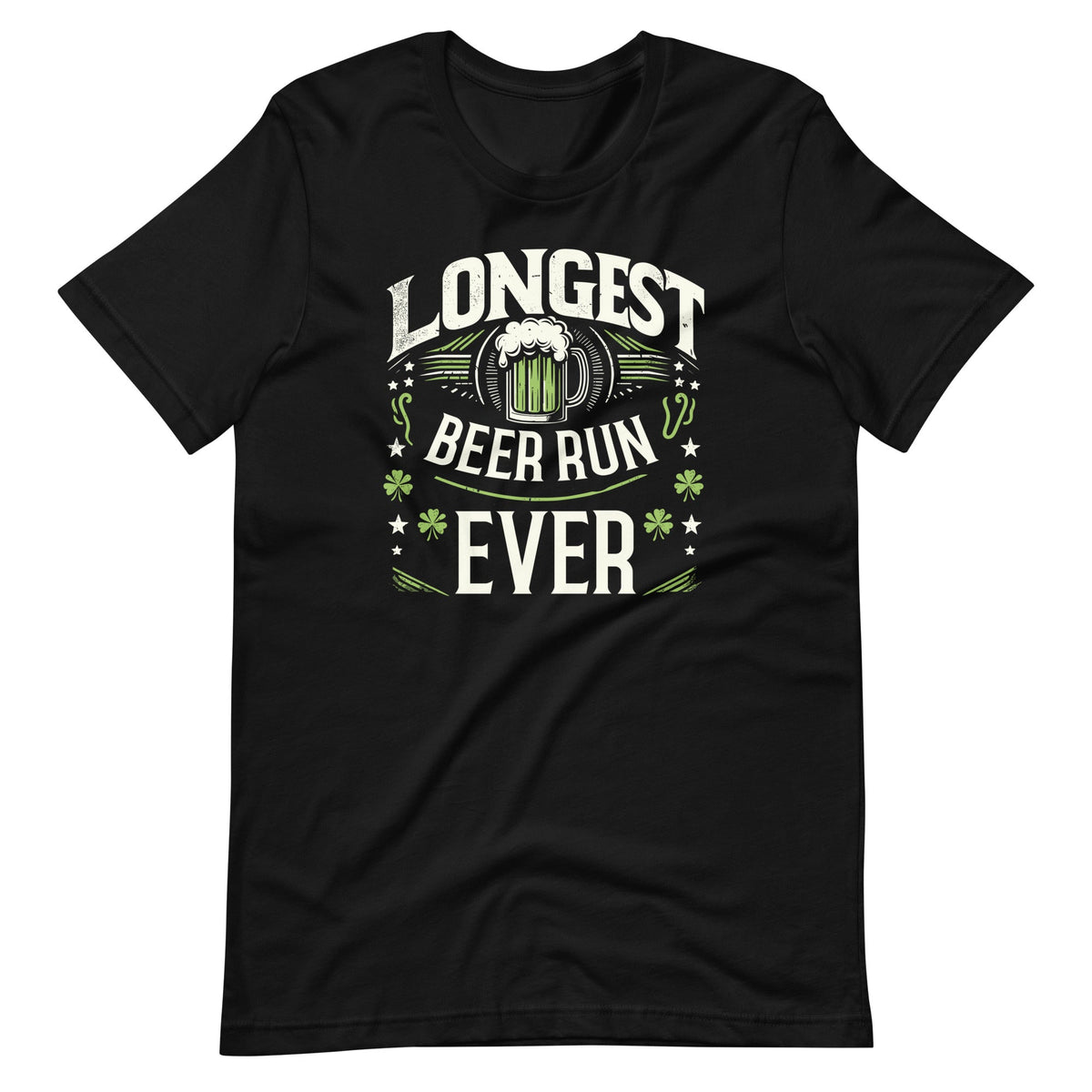 Longest Beer Run Ever St Patricks Day 5K Clover Unisex product image 2